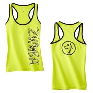 ZUMBA - fast dash racerback green [L]
